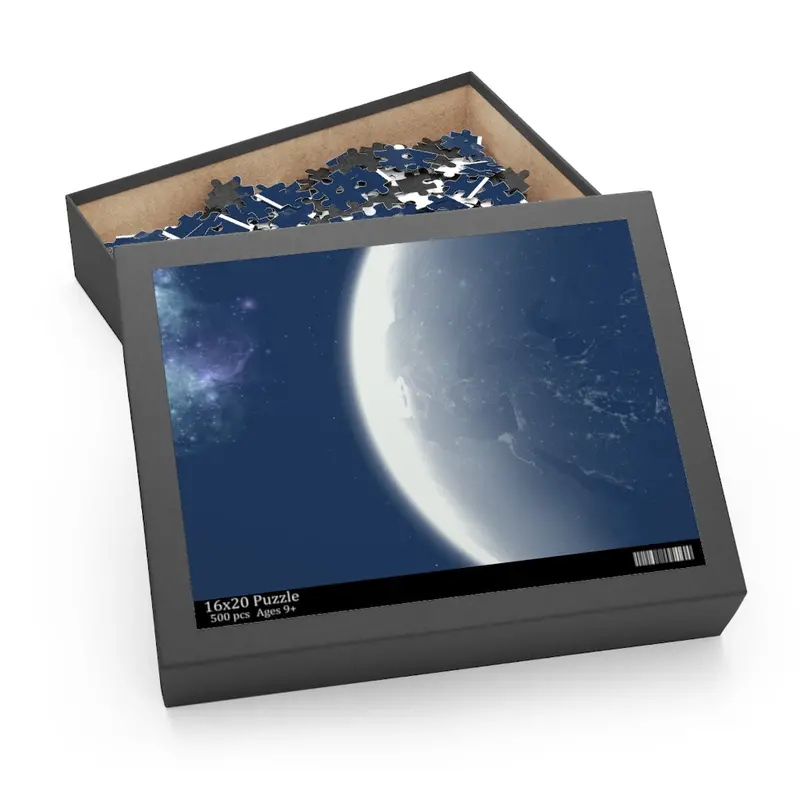 Globe-Themed Jigsaw Puzzle – 500-Piece Educational Design