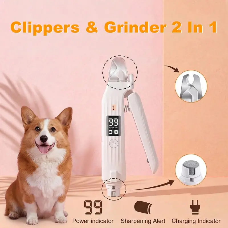GlowPaw LED Nail Trimmer with Dual-Mode Illumination