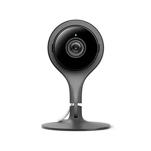 Google Nest Cam (Wired) – Indoor Security Camera with Night Vision, 24/7 Live Streaming, Mobile Alerts & Remote Phone Control