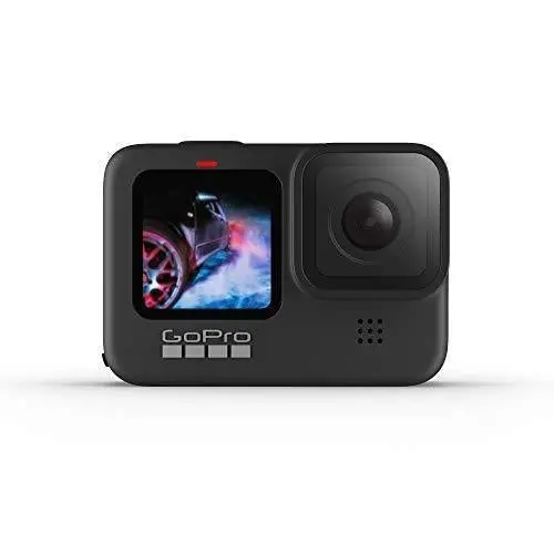 GoPro HERO9 Black Waterproof Action Camera: 5K Video, Front LCD, HyperSmooth 3.0 Stabilization