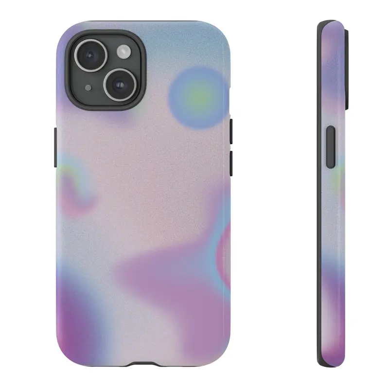 Gradient Orb Illusion Rugged iPhone Case