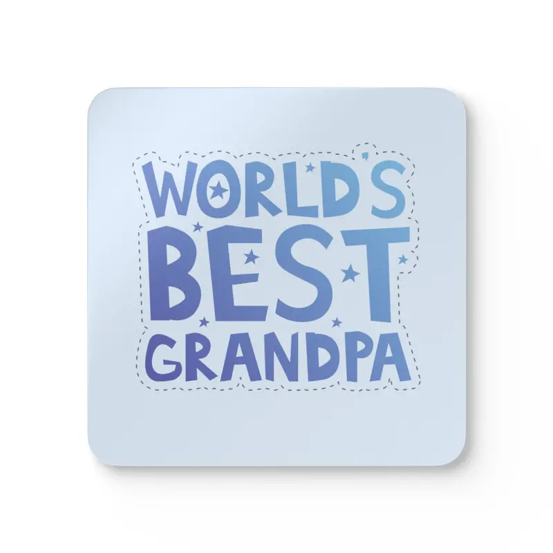 Grandpa Appreciation Coaster Set – 4-Piece Gift Edition