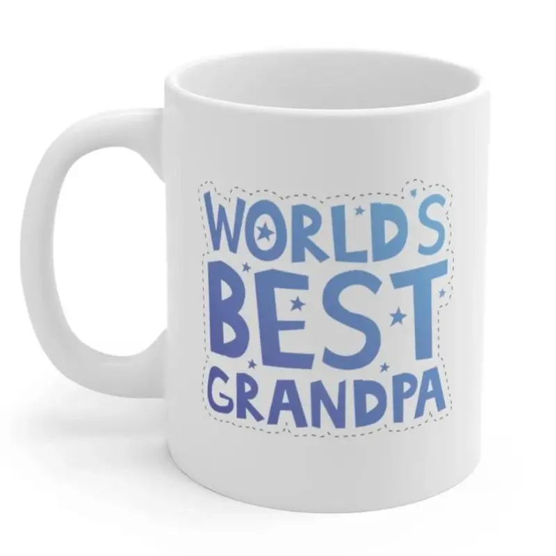 Grandpa Appreciation Mug – ‘World’s Best Grandpa’ Keepsake