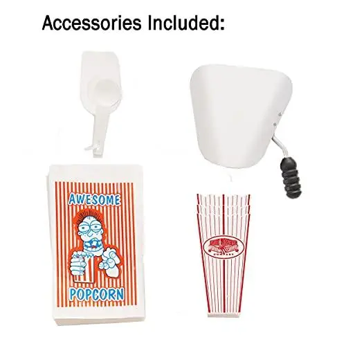 Great Northern Vintage-Style Black Popcorn Machine with Cart – 8 oz Capacity