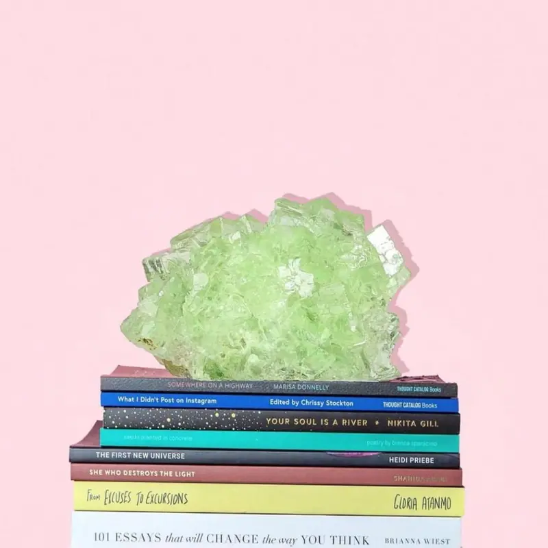 Green Fluorite Meditation Crystal – Natural Healing Stone