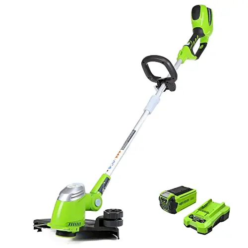 Greenworks 40V Cordless 13-Inch String Trimmer and Edger with 2.0Ah Battery & Charger