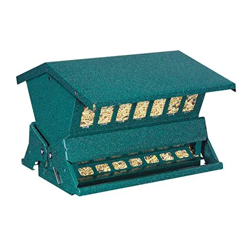 H-F Green Absolute II Dual-Sided Animal Feeder – Transparent Window Design for Easy Monitoring & Portion Control