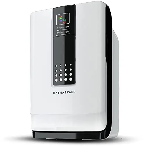 Hathaspace HSP001 Smart True HEPA Air Purifier – 5-in-1 Large-Room Cleaner for Asthma, Pet Dander, Pollen, and Tobacco Smoke
