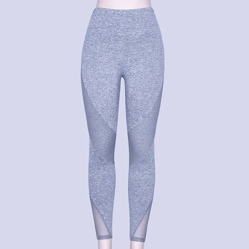 High-Waist Yoga Pants Featuring Ventilated Mesh Panels