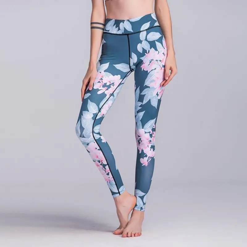 High-Waisted Compression Yoga Leggings for Fitness