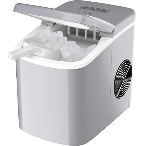 HomeLabs Chill Pill Countertop Ice Maker – Fast 8–10 Minute Ice Production, 26 lbs/Day Capacity for Home or Office Use