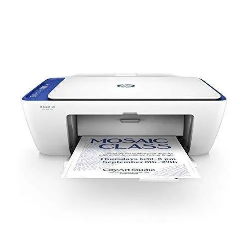 HP DeskJet 2622 All-in-One Printer – Compact Wireless Inkjet with Alexa Compatibility, White (V1N07A)