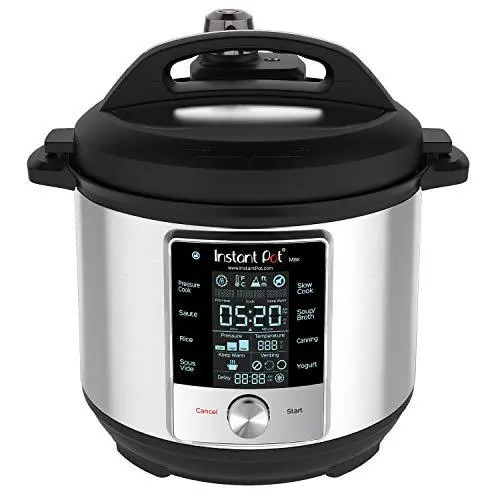 Instant Pot Max 6-Quart Pressure Cooker – 15 PSI Precision Cooking, Sous Vide, Auto Steam Release, Touchscreen Interface