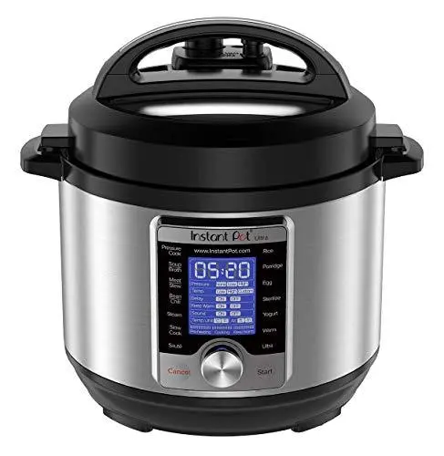 Instant Pot Ultra 3-Quart 10-in-1 Electric Pressure Cooker – Silver Multi-Cooker with Yogurt, Rice, Egg, and Sterilizing Functions