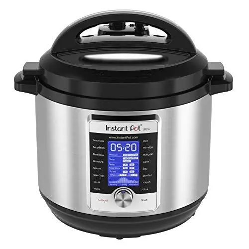 Instant Pot Ultra 8-Quart 10-in-1 Programmable Cooker – Pressure, Slow, Rice, Cake, Egg, Yogurt & More