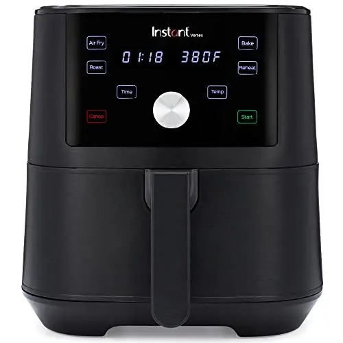 Instant Vortex 6-Quart Smart Air Fryer – Customizable Digital Programs with Large Nonstick Basket