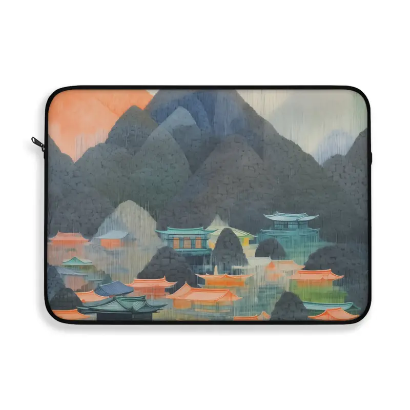 Japanese Landscape Artwork Laptop Sleeve