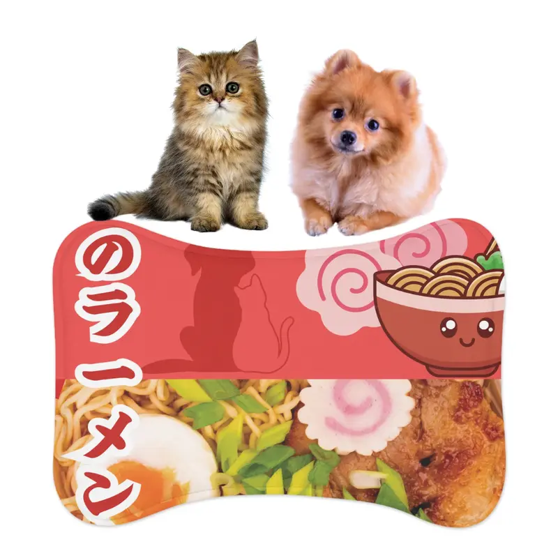 Japanese Ramen-Inspired Pet Feeding Mat