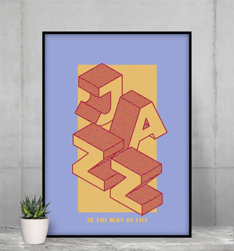 Jazz Enthusiast Vertical Poster – Premium Matte Finish Wall Decor