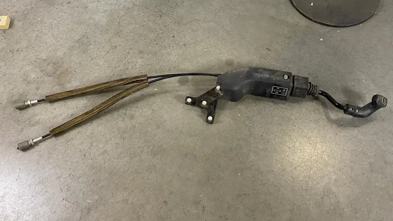 John Deere Hydraulic Joystick Control with Integrated Mounting Bracket (Model A)