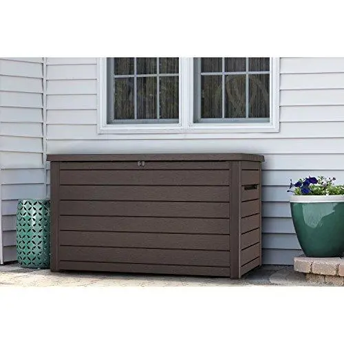Keter XXL Outdoor Storage Box – 230-Gallon Weatherproof Deck & Garden Container (870 L, Plastic)