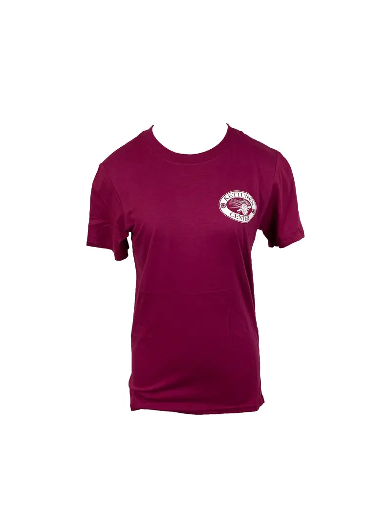 Kettunen Center Bright Burgundy Pine Cone Graphic T-Shirt – Small