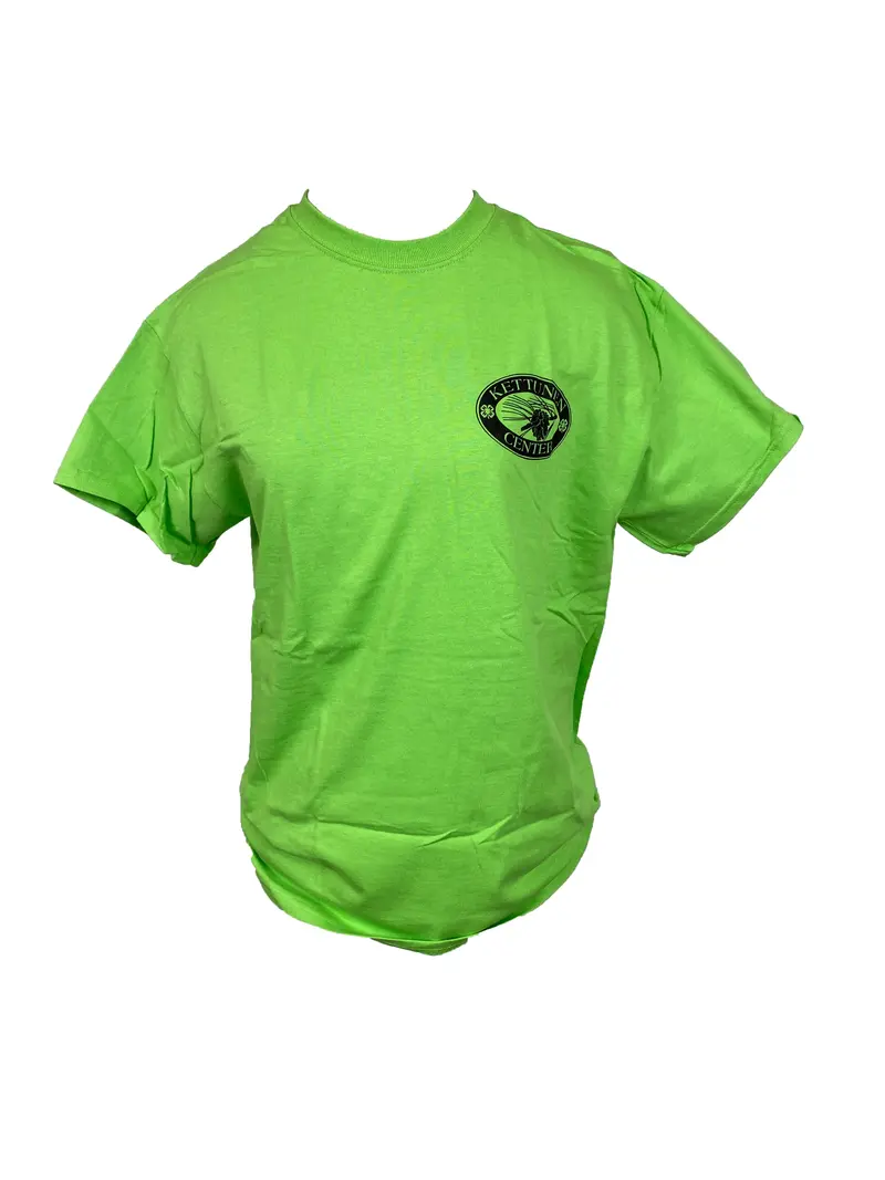 Kettunen Center Bright Green Pine Cone Graphic T-Shirt – Small
