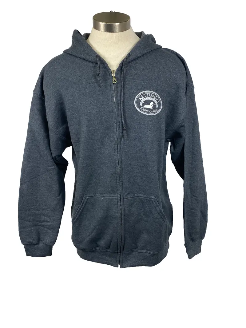Kettunen Center Dark Gray Loon Zip-Up – Small
