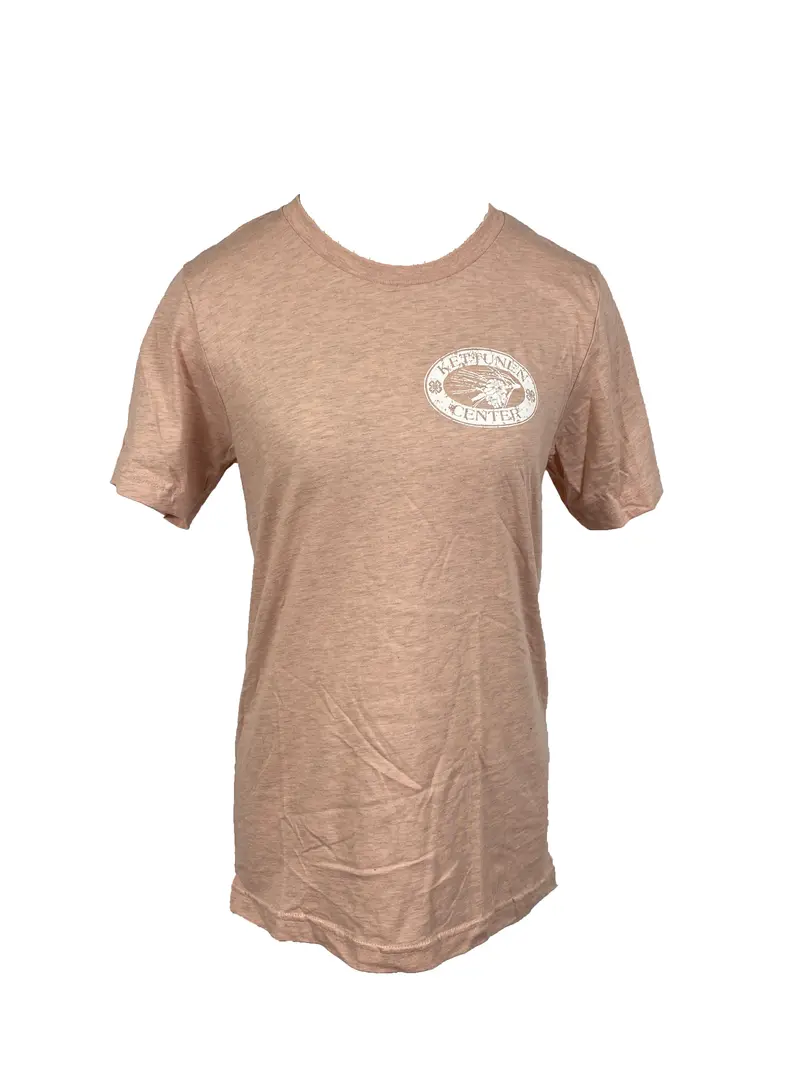 Kettunen Center Light Heather Pink Pine Cone Tee – Large