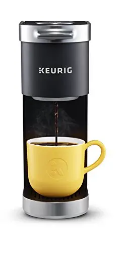 Keurig K-Mini Plus Single-Serve Coffee Maker – Compact K-Cup Brewer with 6–12 oz Adjustable Brew Size and 9-Pod Storage – Matte Black