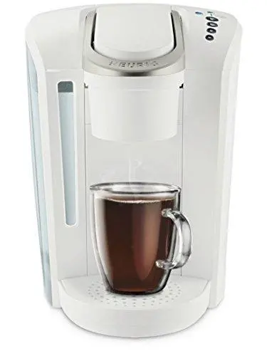 Keurig K-Select Single-Serve Coffee Maker – Strength Control, Hot Water On Demand, Matte White Finish