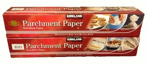 Kirkland Signature Non-Stick Parchment Paper Rolls – 205 Square Feet Total (4 Rolls, 2-Pack)