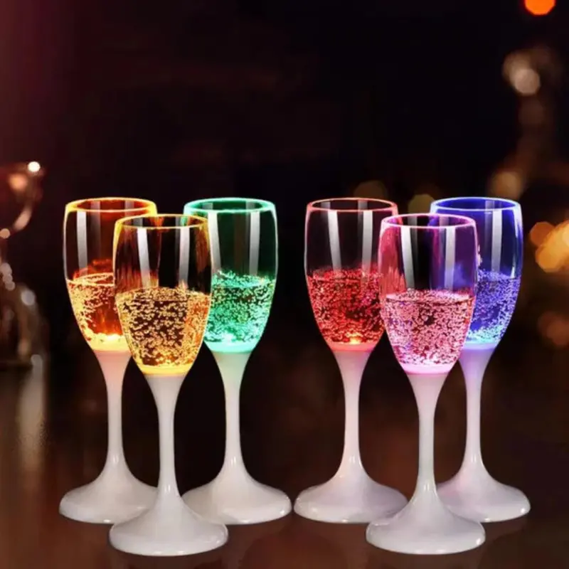LED-Sensor Glass Set – 6 Pieces, 120ml Each, Elegant Gift Box