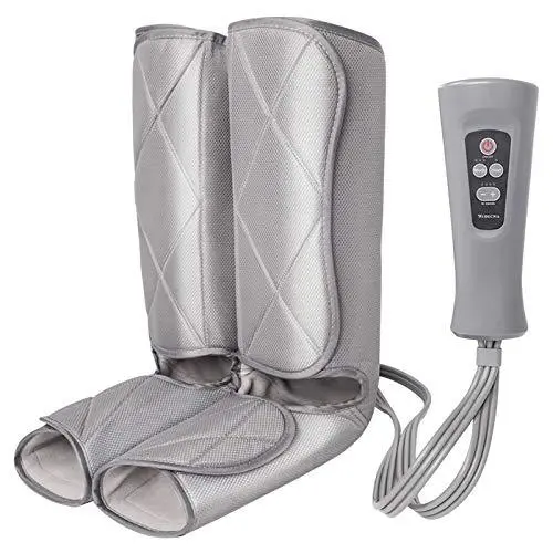 Leg Compression Massager with Heat – Adjustable Calf & Foot Therapy Device Featuring 3 Modes, 4 Intensity Levels & Handheld Remote