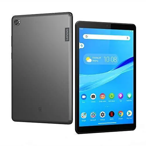 Lenovo Tab M8 (2020) – 8-Inch HD Android Tablet with Quad-Core 2GHz Processor, 32GB Storage, Full Metal Body & Long-Lasting Battery (Slate Black)