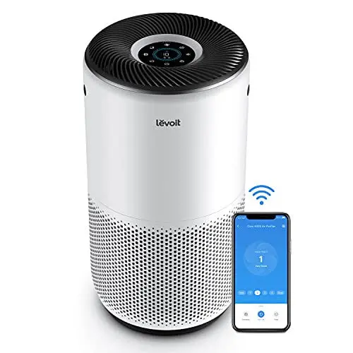 LEVOIT Core 400S Smart Air Purifier – WiFi & Alexa Enabled, H13 True HEPA, PM2.5 Monitor