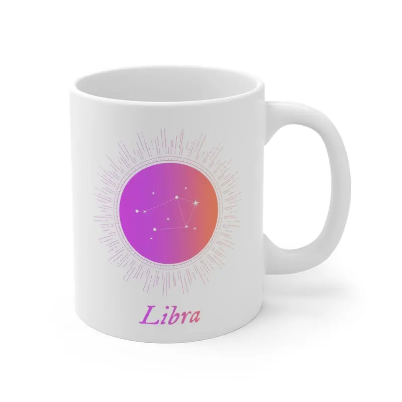 Libra Zodiac Mug – Balanced & Stylish Astrology Cup
