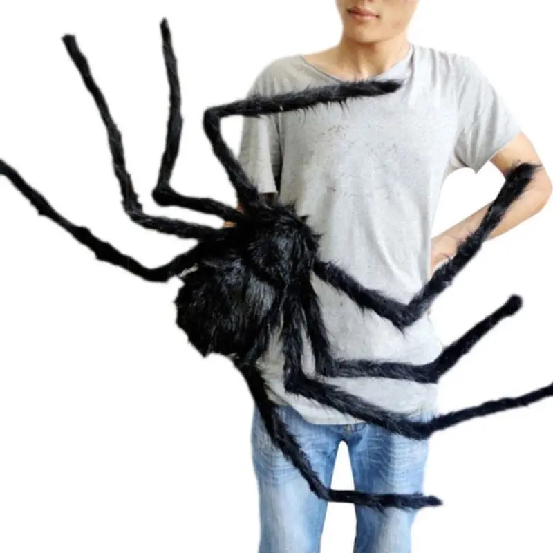 Life-Size Halloween Giant Spider Decoration Prop