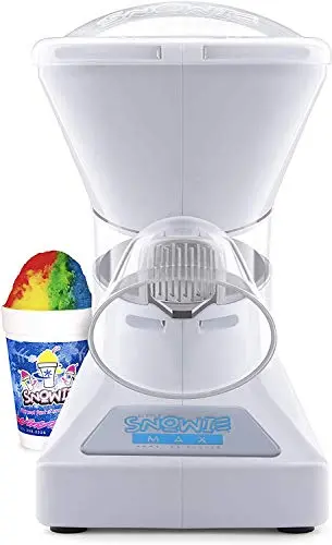 Little Snowie Max Shaved Ice Machine – Premium Snow Cone Maker with 6-Flavor Syrup Kit & Powder Sticks