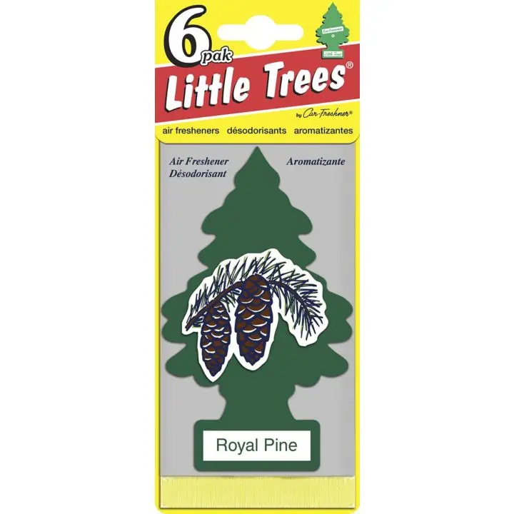 Little Trees U6P-60101 Royal Pine Hanging Air Fresheners (6-Pack)