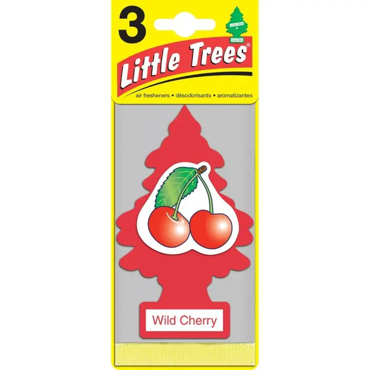 Little Trees Wild Cherry Hanging Vehicle Air Freshener (3 Count)