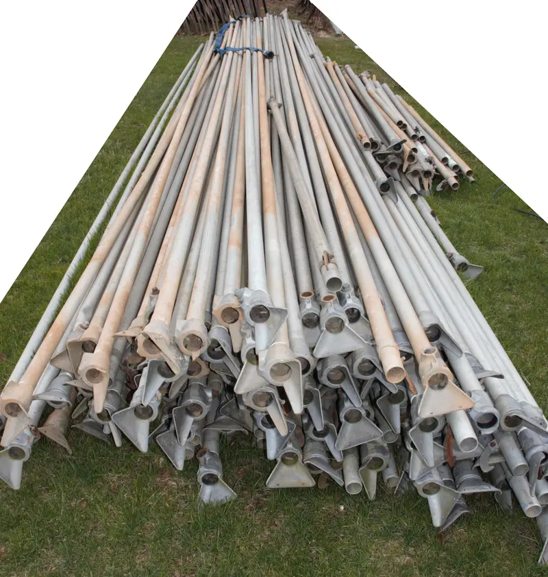 Lot #4: Assorted Irrigation Pipes — Agricultural or Landscaping Supply Bundle