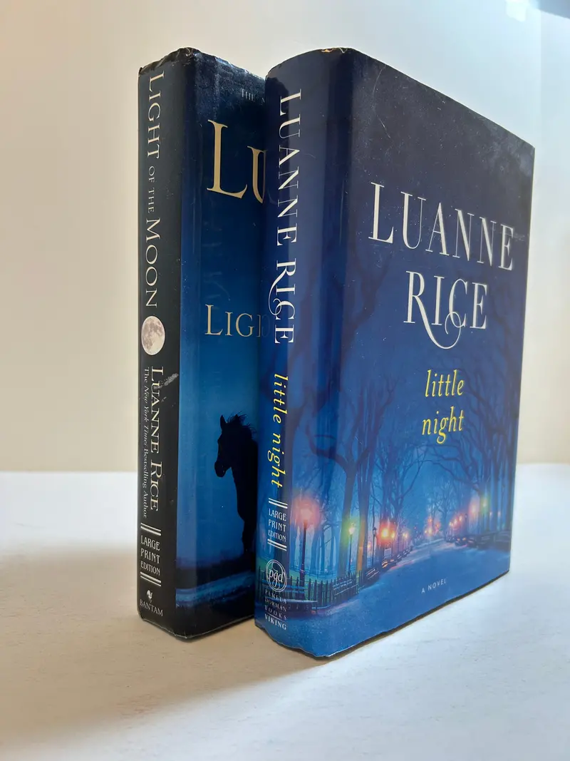 Luanne Rice Romance Hardcover Duo – Large Print Editions