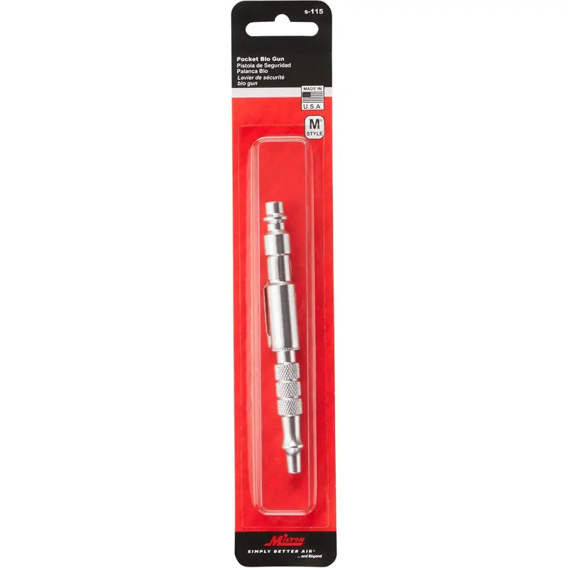 M-STYLE® Adjustable Pocket Blow Gun – Universal Coupler Compatibility