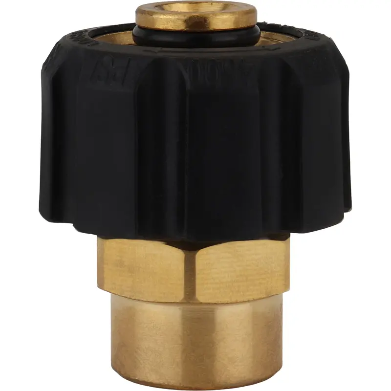 M22 Female to 1/4-Inch Screw Coupler – Threaded Adapter Fitting
