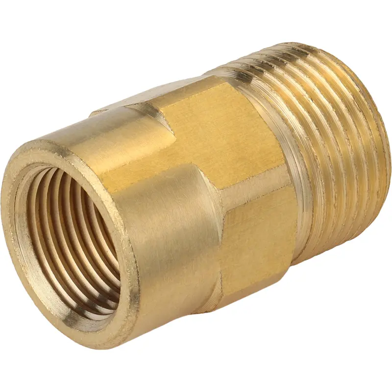 M22 Male to 3/8-Inch Male Nipple Adapter – Female Threaded End