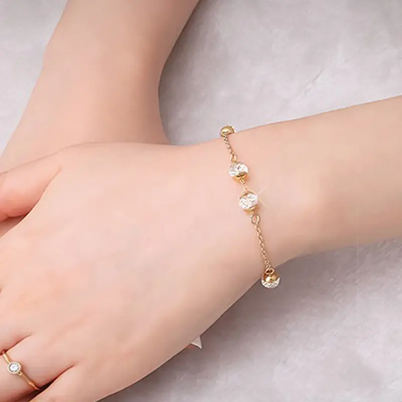 Madison Minimalist 14K Gold-Plated Chain Bracelet