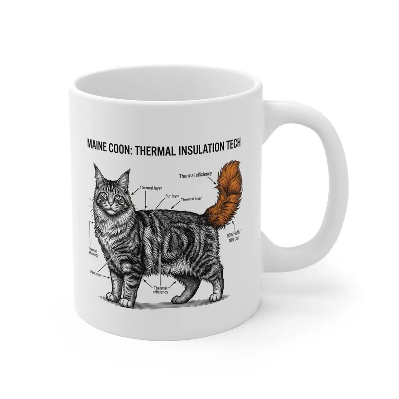 Maine Coon Insulation Guide Ceramic Mug