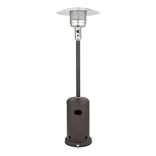 Mainstays Mocha-Colored Tall Patio Heater for Outdoor Use