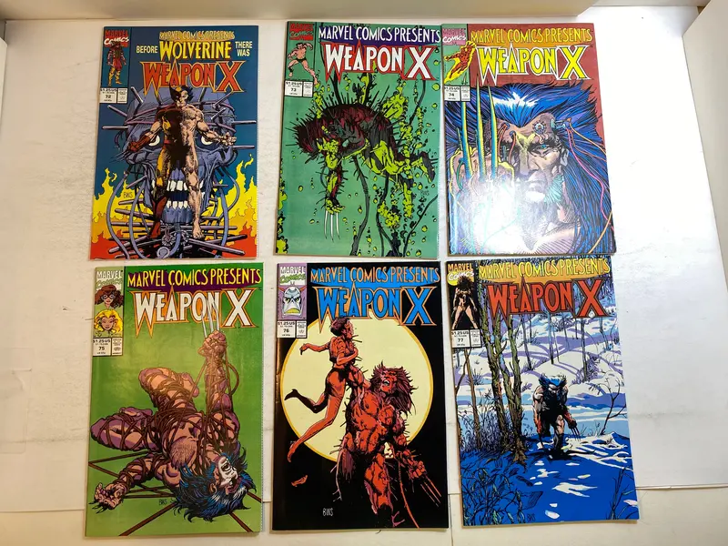 Marvel Comics Presents: Weapon X Saga – 13-Issue Run (1991)